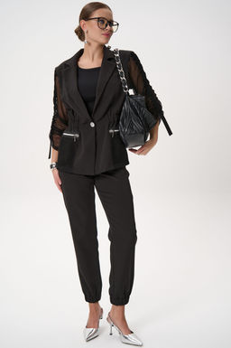 Пиджак Кейти (чёрный) - Эльза фото 15