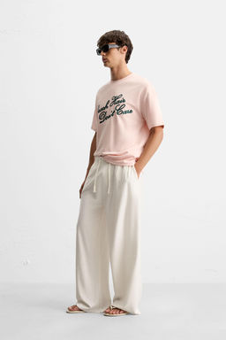 EMBROIDERED SLOGAN T-SHIRT - Zara фото 4