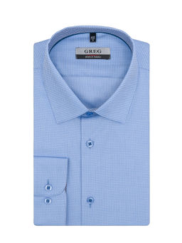 Сорочка мужская длинный рукав GREG 213/237/1339/ZVN/1 STRETCH