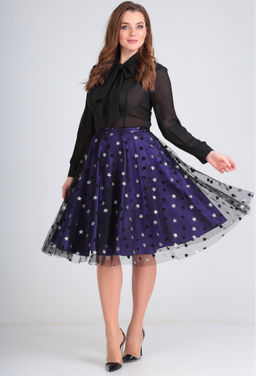 Юбка Lady Line 463 фиолетовый