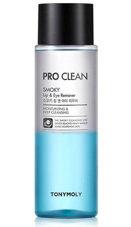 TONYMOLY Средство для снятия макияжа с губ и глаз PRO CLEAN SMOKY Lip & Eye Remover