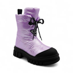 Дутики А5015-17 фиолетовые