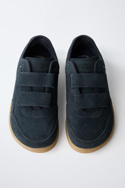 BAREFOOT SPLIT SUEDE TRAINERS - Zara фото 9