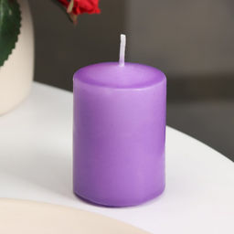 Цена за 3 шт. Ароматическая свеча-цилиндр «Горная лаванда», 4×6 см