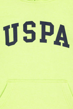 Erkek _ocuk Ye_il Kap__onlu Basic Sweatshirt - U.s. polo assn фото 3