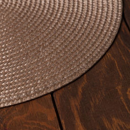 Цена за 2 шт. Салфетка сервировочная Доляна «Лофт», форма овал, 45×30 см, медная