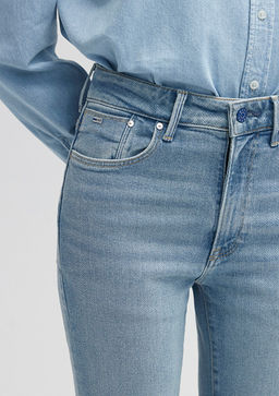Viola Premium Blue Ac?k Mavi Jean Pantolon  фото 6