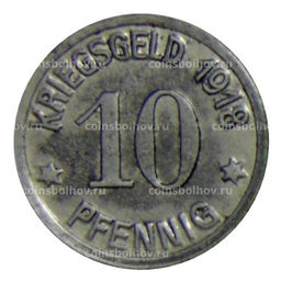 Монета 10 пфеннигов 1918 года Германия  Нотгельд Кобленц