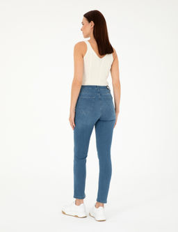 A__k Mavi Slim Fit Jean Pantolon