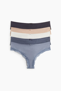 Pack de 5 bragas Brazilian