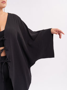 Кардиган из муслина KA01401BLK01 - Артесса фото 7