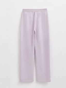 CONTE Брюки из футера с фактурными вставками по бокам LBK 2583 lavender - Conte elegant фото 6