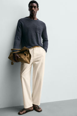 PANTAL?N CHINO RELAXED FIT / Crudo - Zara фото 6