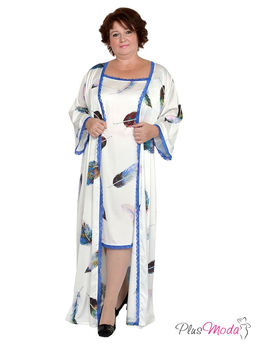 Халат Модель №749 размеры 44-84 - Plusmoda фото 3