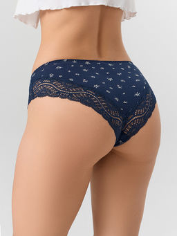 Цена за 2 штуки! Трусы слипы женские синие - Mark formelle фото 3