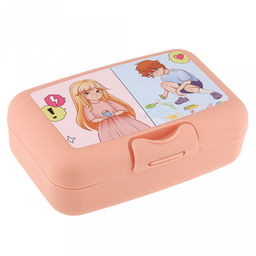 Ланч-бокс пластмассовый ANIME 700мл, 16х10,5х5,5см, цвет микс (Россия) - Домашняя мода фото 5