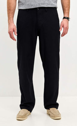 Брюки лен P511-0852Rus navy