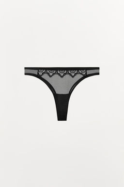 MESH LACE BRIEFS - Zara фото 5