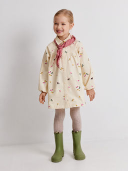 ACOOLA / Платье детское для девочек Meredit бежевый принт  фото 5