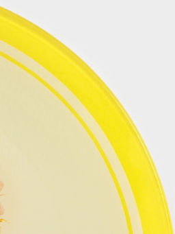 Тарелка Доляна Пасха. Милые цыплята, d=20 см, стекло, жёлтая фото 3