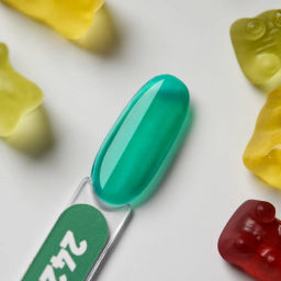 Гель-лак Glass №242 - зелёный - Patrisa nail фото 4