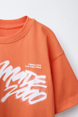 GRAFFITI PRINT T-SHIRT - Zara фото 3