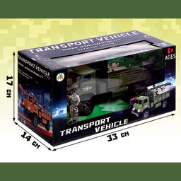 Грузовик радиоуправляемый Военный, работает от аккумулятора, цвет зелёный - Simaland фото 8