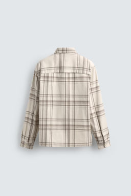CHECKED FLANNEL SHIRT - Zara фото 8