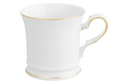 Кружка 170 мл 10,5*8*7,5 см "Белая с золотом" NEW BONE CHINA