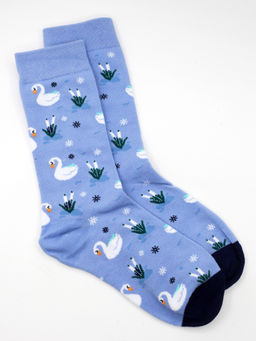 Носки р.35-40 Niceee Белый Лебедь - Krumpy фото 3