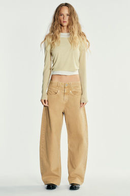 TRF BAGGY LOW-RISE JEANS