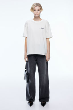 Camiseta boxy con estampado - H&m фото 3