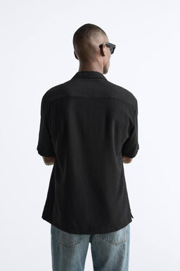 TEXTURED VISCOSE BLEND SHIRT - Zara фото 12
