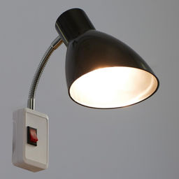 Бра в розетку «Классика» 1×10 Вт Е27 черный 10×14.5×25 см