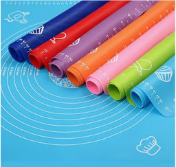 Силиконовый антипригарный коврик для раскатки кондитерских изделий 40х30 ассорти