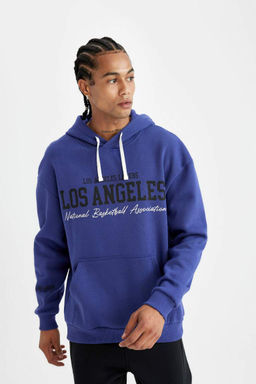 DeFactoFit Толстовка комфортного кроя с капюшоном NBA Los Angeles Lakers  фото 4