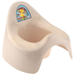 Горшок детский пластмассовый "Семер" 29х28х22см, молочный (Россия)