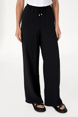 Kad_n Siyah Loose Relax Fit Kanvas Pantolon Sepette S_rpriz _ndirim - U.s. polo assn фото 8