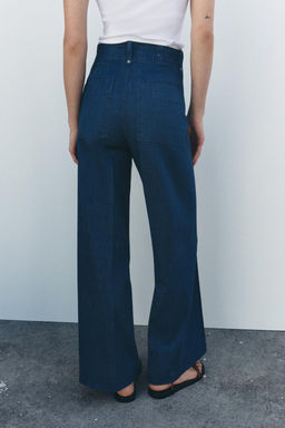 ZW COLLECTION WIDE-LEG HIGH-WAIST JEANS - Zara фото 40