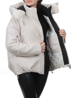 H24-816 LT. BEIGE Куртка зимняя женская (150 гр. холлофайбер) - Fashion фото 7