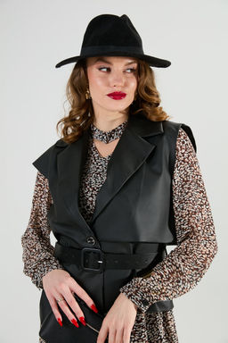 Костюм NIKVA н1020-1 коричневый мультиколор и чёрный  фото 6