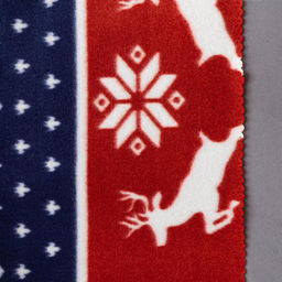 Плед флисовый новогодний Экономь и Я. Олени 150?180 см