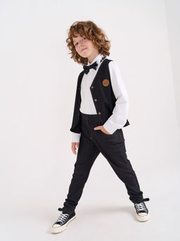 Чиносы из джинскота Графит 7+ - Bungly фото 5