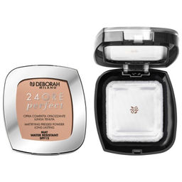 DEBORAH Пудра для лица матирующая стойкая 24ore Perfect тон 4 Beige, 9 г  фото 3