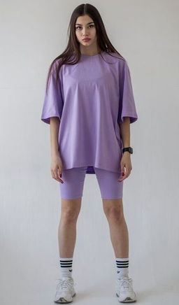 Костюм 95% хлопок, 5% лайкра.