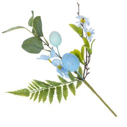 Ветка искусственная Пасхальная, L19 W6 H32,5 см, 4в. - Remeco фото 3