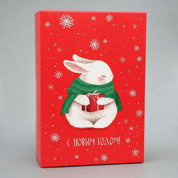 Коробка складная Заяц, 16 23 7.5 см