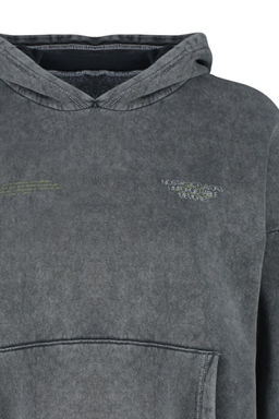 TRENDYOLMILLA Antrasit Kal?n Ici Polarl? Y?kama Efektli Oversize/Genis Kal?p Orme Sweatshirt TWOAW24SW00230  фото 7