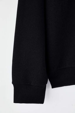 Siyah-Lacivert 2li Paket Regular/Normal Kesim Basic Buyuk Beden Sweatshirt TMNAW26AO00001 - Trendyolmilla фото 7