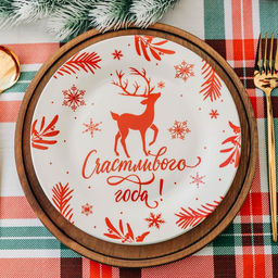 Тарелка Счастливого года, 20 см